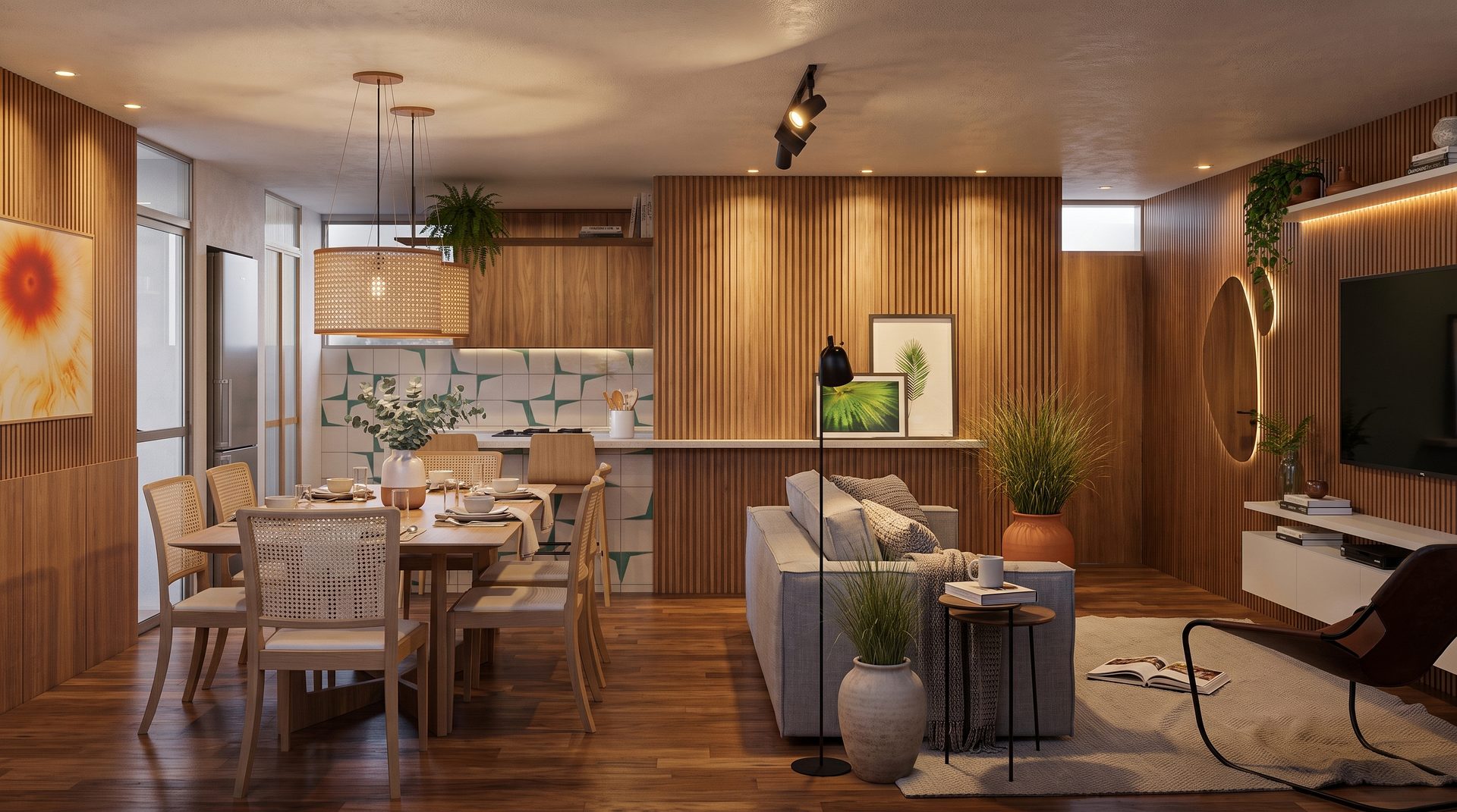 Interiores do Apartamento LVJS — ambiente