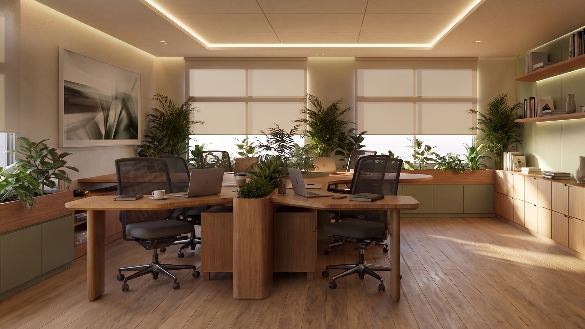 Reformulação de Interiores da Sede Administrativa NVG — depois