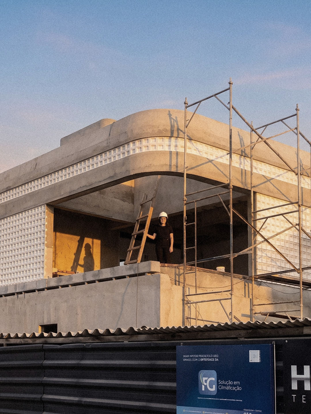 Visita técnica nas obras da Residência DCMCC